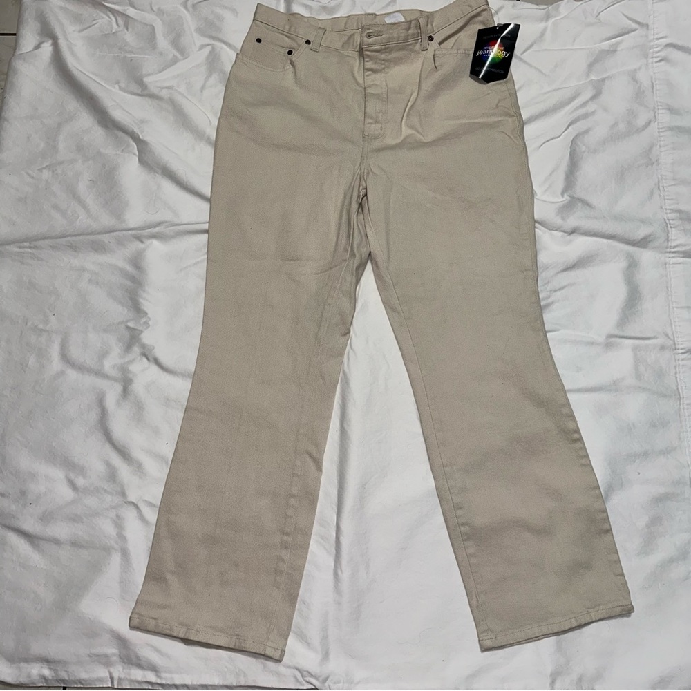 Jeanology Brand Beige Jeans